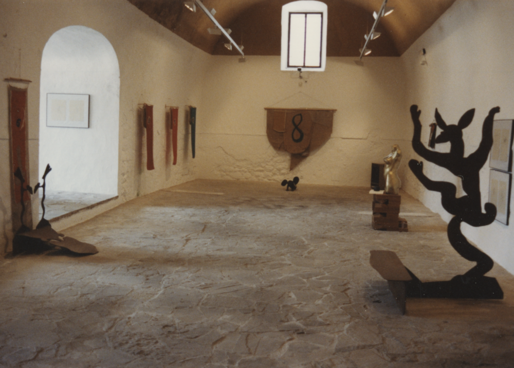 ‘Barry Flanagan and Marcel Floris’, Museo de Arte Contemporáneo, Ibiza, Spain (1992)